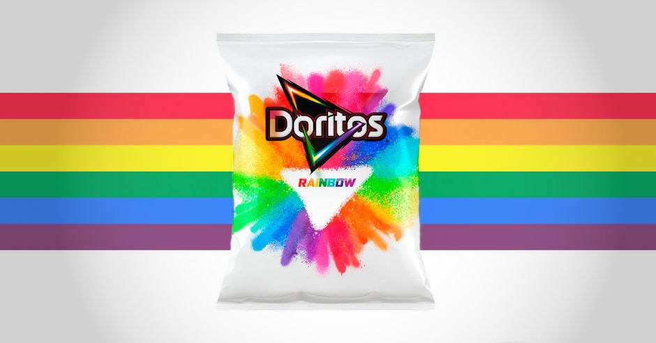 Doritos rainbow