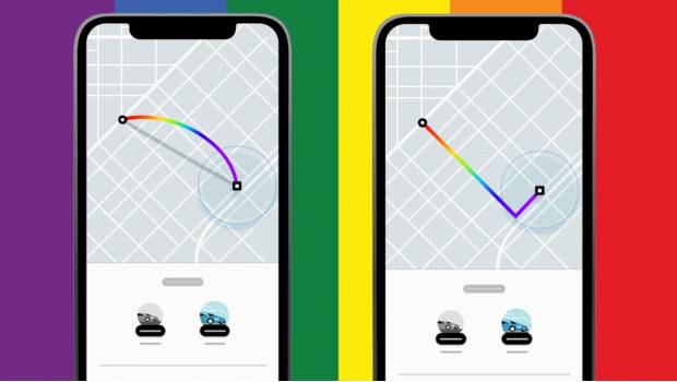 ruta del orgullo uber