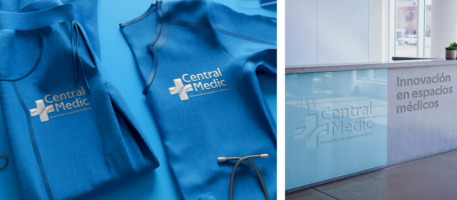 implementación de marca central medic